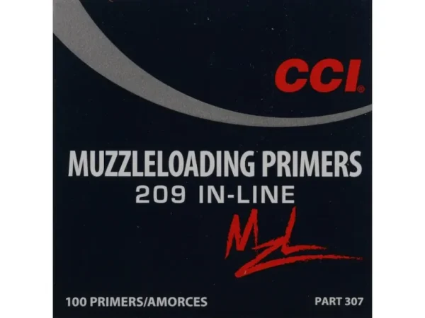 CCI Primers 209 Muzzleloader Box of 100
