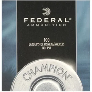 Federal Large Pistol Primers #150 Box of 1000