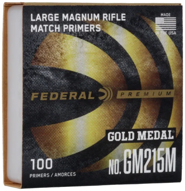 Federal Premium Gold Medal Large Rifle Magnum Match Primers #215M