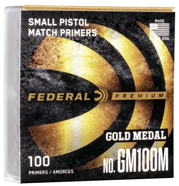Federal Premium Gold Medal Small Pistol Match Primers