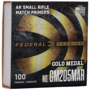 Federal Premium Gold Medal Small Rifle Match Primers #205M