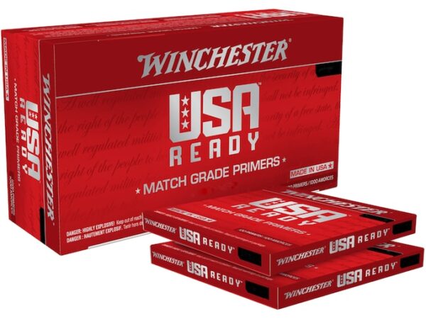 Winchester USA Ready Large Rifle Match Primers Box of 1000